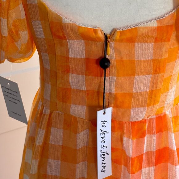 FOR LOVE & LEMONS | Mimosa Maxi Dress | Size M - Picture 7 of 7